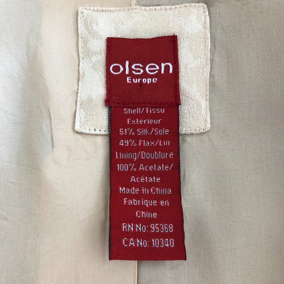 Silk/Linen Casual Jacket - Picture 10 of 14